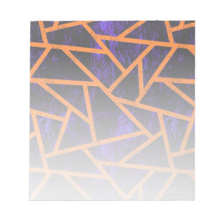 Halloween mosaic patttern notepad