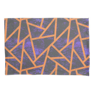 Halloween mosaic patttern pillow case