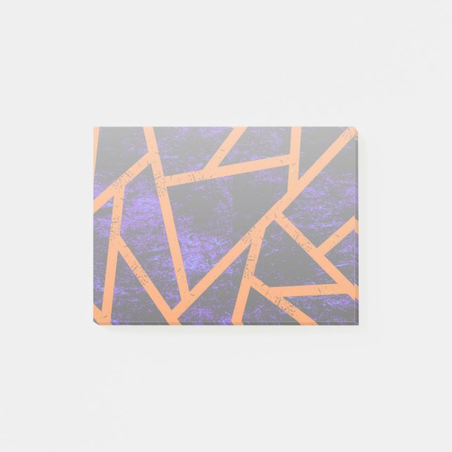 Halloween mosaic patttern post-it notes (Front)