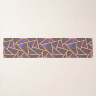Halloween mosaic patttern scarf