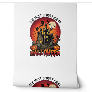 Halloween Most Spooky Night Haunted House Ghosts P Wallpaper