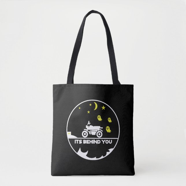 Halloween Motorbike Motorcycle Biker Gift Tote Bag (Front)