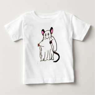 HALLOWEEN MOUSE GHOST infant tee
