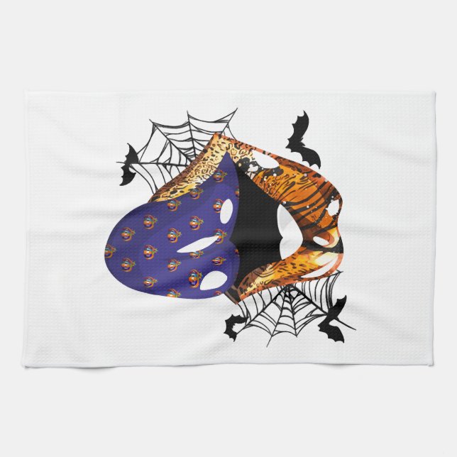 Halloween Mouth Kitchen Towel (Horizontal)
