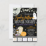 Halloween Movie Night Invitation<br><div class="desc">Halloween Movie Night Invitation Editable Template. Use this halloween party invite for schools,  churches,  birthday parties and more!</div>