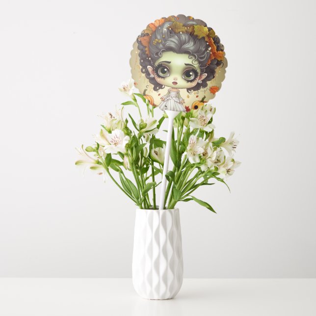 Halloween Ms. Frankenstein  Balloon (Vase)