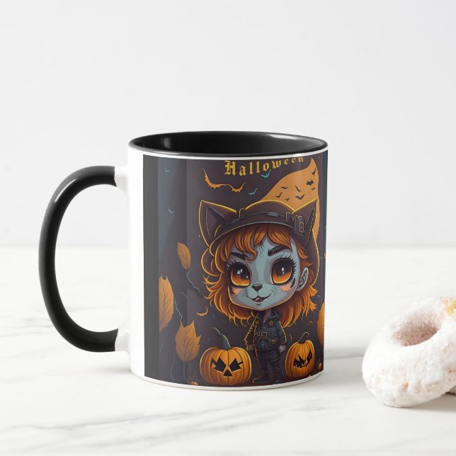 Halloween Mug (With Donut)