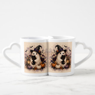 Halloween Mug Ghost Cat Holiday Gift Cup
