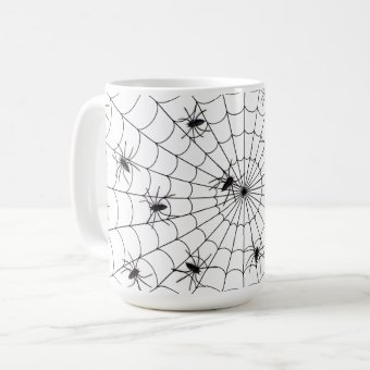 Halloween Mug/Spiders and Spider web Coffee Mug | Zazzle