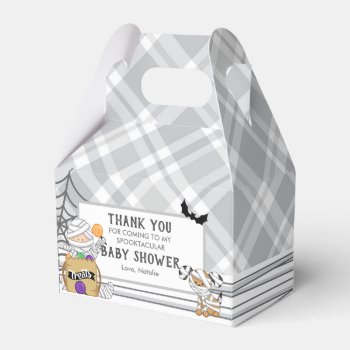 Halloween Mummy Baby Shower Favor Boxes by TiffsSweetDesigns at Zazzle