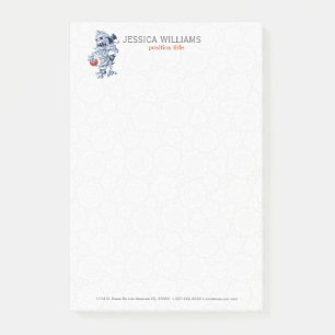 Halloween mummy cartoon illustration post-it notes