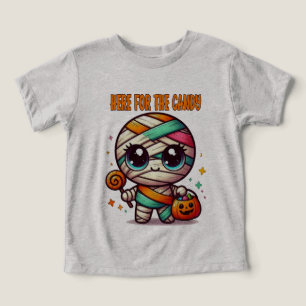Halloween Mummy Here For The Candy Toddler T-shirt
