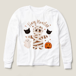 Halloween Mummy Kids Long Sleeve Shirt