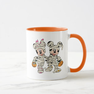 Halloween Mummy Mickey & Minnie Mug