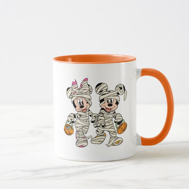 Halloween Mummy Mickey & Minnie Mug (Right)