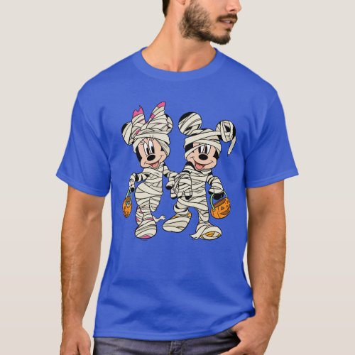 Halloween Mummy Mickey  Minnie T_Shirt