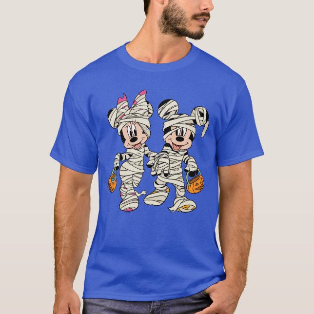 Halloween Mummy Mickey & Minnie T-Shirt (Front)