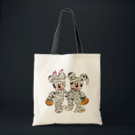 Halloween Mummy Mickey & Minnie Tote Bag<br><div class="desc">Happy Halloween from Mickey and Minnie! This cute Halloween graphic features Mickey Minnie all dressed up for Halloween.</div>