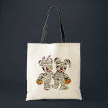Halloween Mummy Mickey & Minnie Tote Bag<br><div class="desc">Happy Halloween from Mickey and Minnie! This cute Halloween graphic features Mickey Minnie all dressed up for Halloween.</div>
