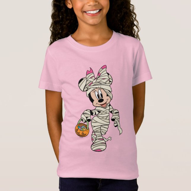 Halloween Mummy Minnie Mouse T-Shirt (Front)
