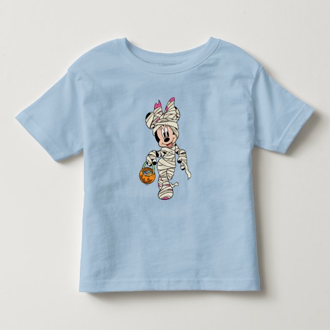 Halloween Mummy Minnie Mouse Toddler T-shirt (Front)