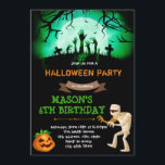 Halloween mummy Party Invitation<br><div class="desc">Halloween mummy Party Invitation</div>