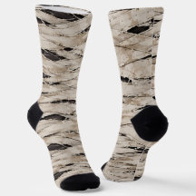 Halloween Mummy Socks - Beige Bandages Mo