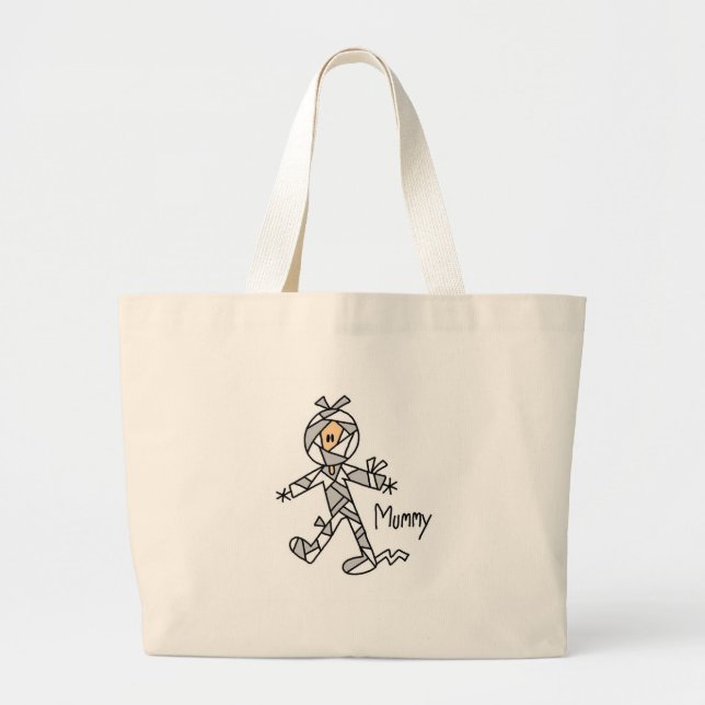 Halloween Mummy Stick Figure Bag (Front)