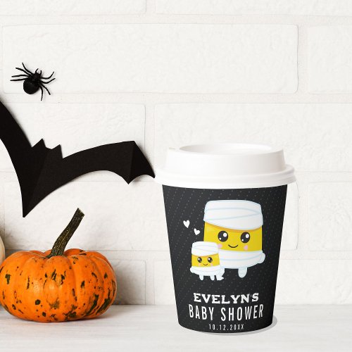 Halloween Mummy Theme Baby Shower Paper Cups