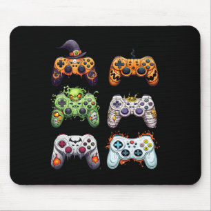 Halloween Mummy Zombie Gaming Controllers Vampire Mouse Pad