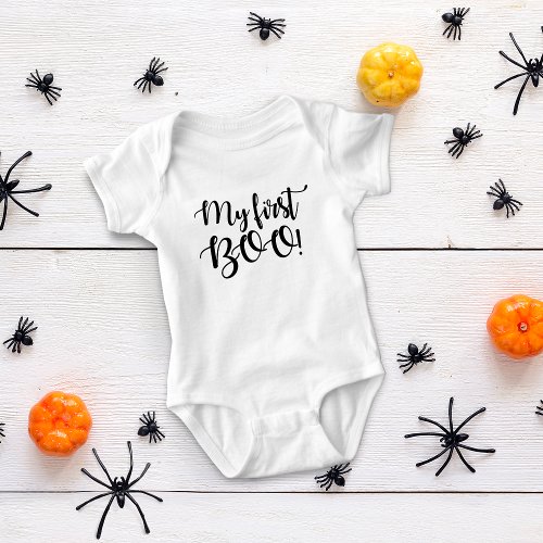 Halloween My First Boo Baby Bodysuit