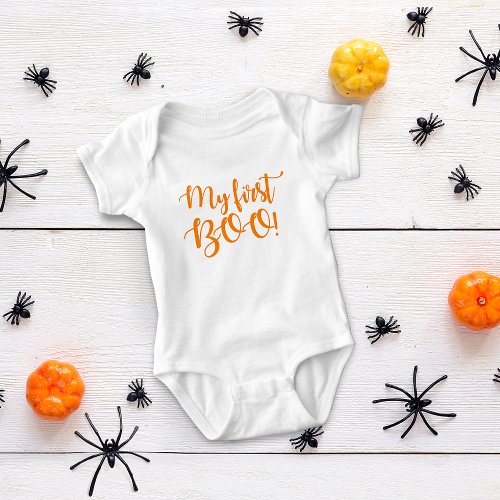 Halloween My First Boo Baby Bodysuit