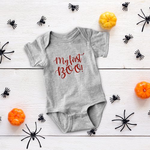 Halloween My First Boo Baby Bodysuit