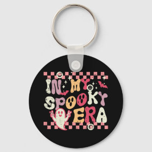 Halloween My Spooky Era Retro Costume Groovy Women Keychain