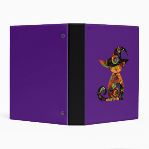 Halloween/mystical/cat/fall  mini binder