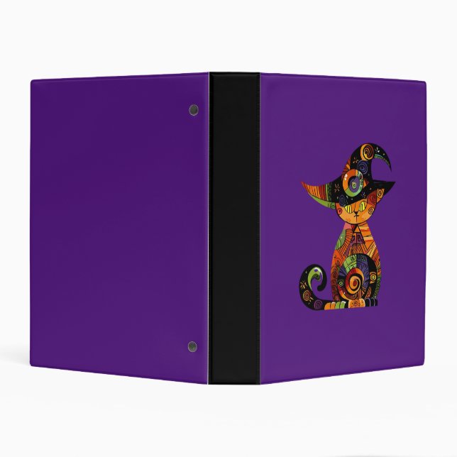 Halloween/mystical/cat/fall  mini binder (Background)