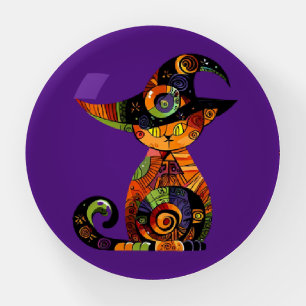 Halloween/mystical/cat/fall paperweight