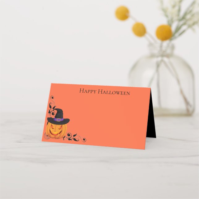 Halloween Name Place Cards (Front)