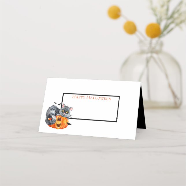 Halloween Name Place Cards (Front)