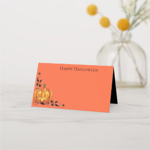 Halloween Name Place Cards