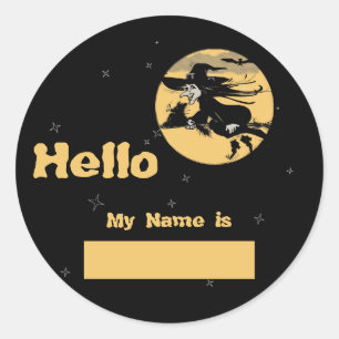 Halloween Name Tag