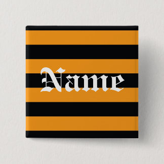 Halloween Name Tag Button