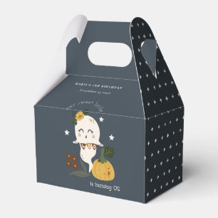 Halloween Navy Ghost Little Boo Any Age Birthday Favor Boxes