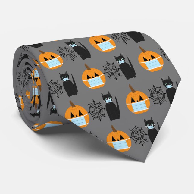 Halloween Neck Tie (Rolled)
