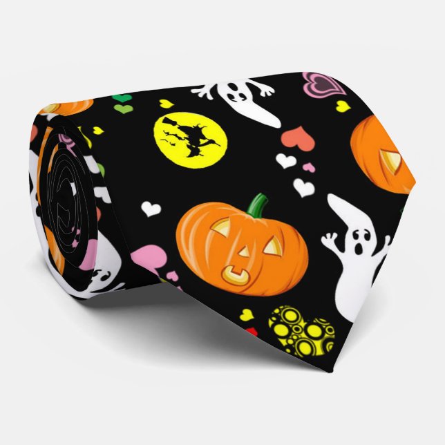 Halloween Neck Tie (Rolled)