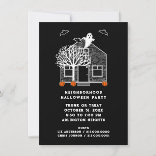 Halloween Neighborhood Party Invitation