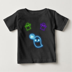 Halloween Neon Ghosts Baby T-Shirt