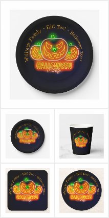 Halloween Neon Glow Look Party Collection