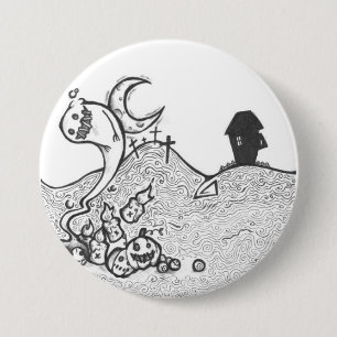 Halloween night Button