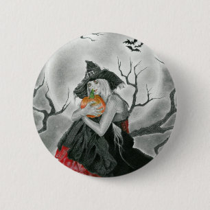 halloween night button